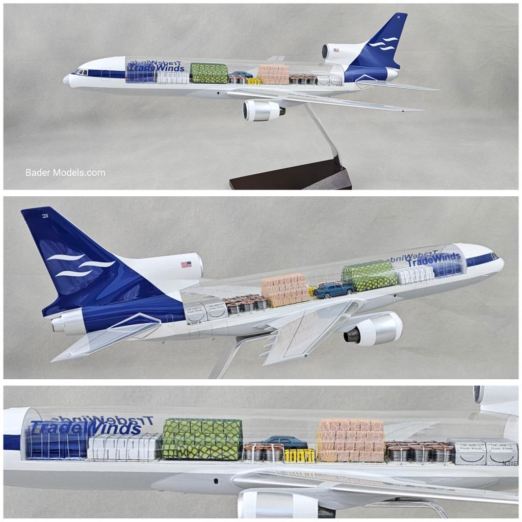 TradeWinds - L1011-200F Tristar - (1:144) - 180° Clear Top